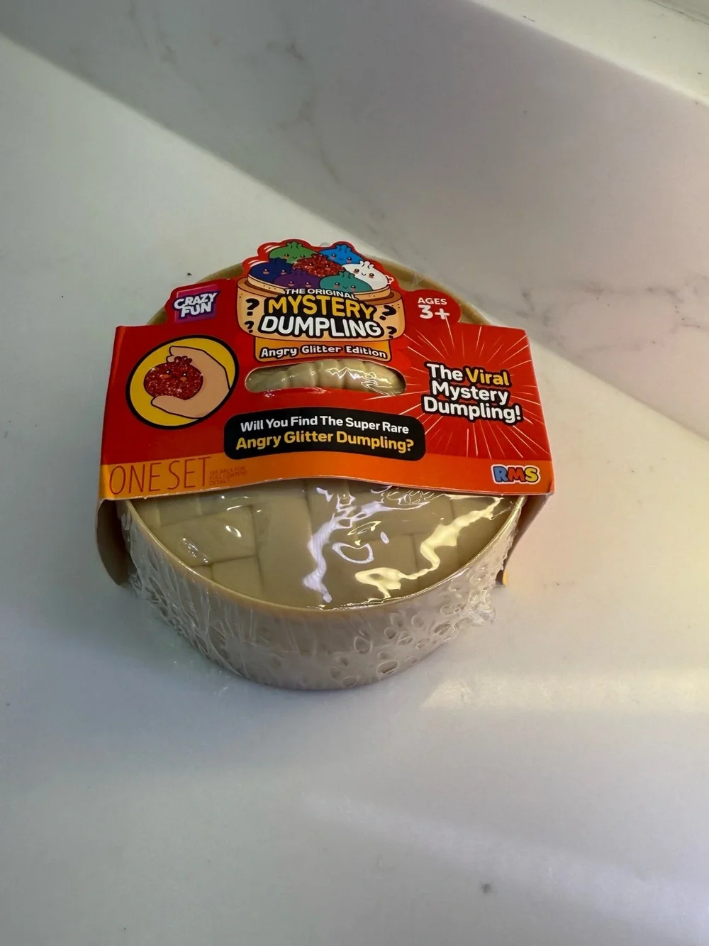 The Original Mystery Dumpling Angry Glitter Edition — Beige Surprise Toy